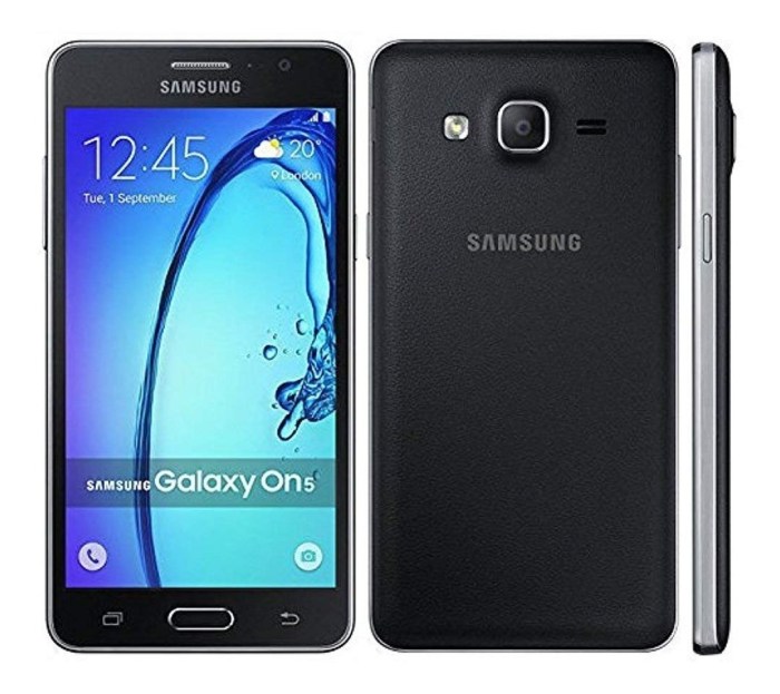 Samsung galaxy on 5 specification