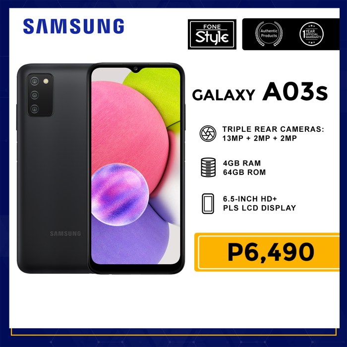 Samsung galaxy a03s specification