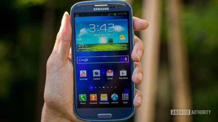 Samsung s3 mobile specification